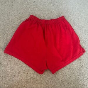 Red Women's Soffe Shorts